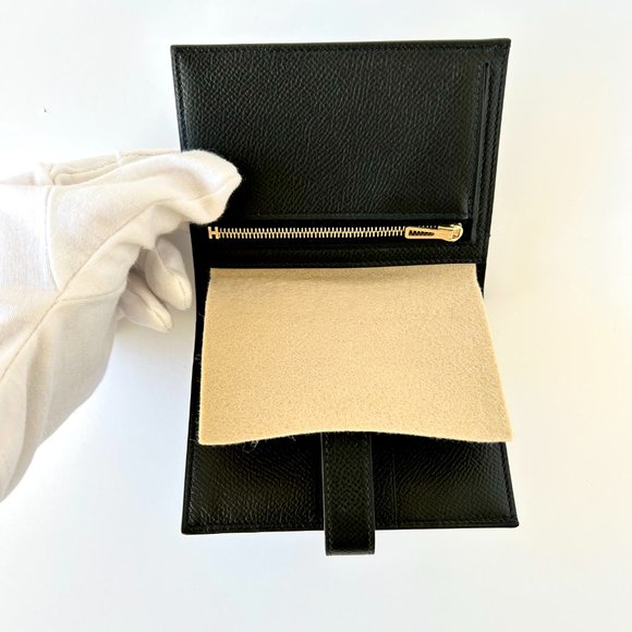 Bearn Compact Veau Epsom Noir - Picture 4 of 6